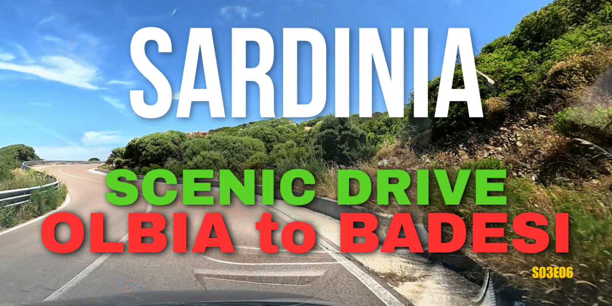 Driving in SARDINIA | Olbia Airport to Badesi | Scenic drive